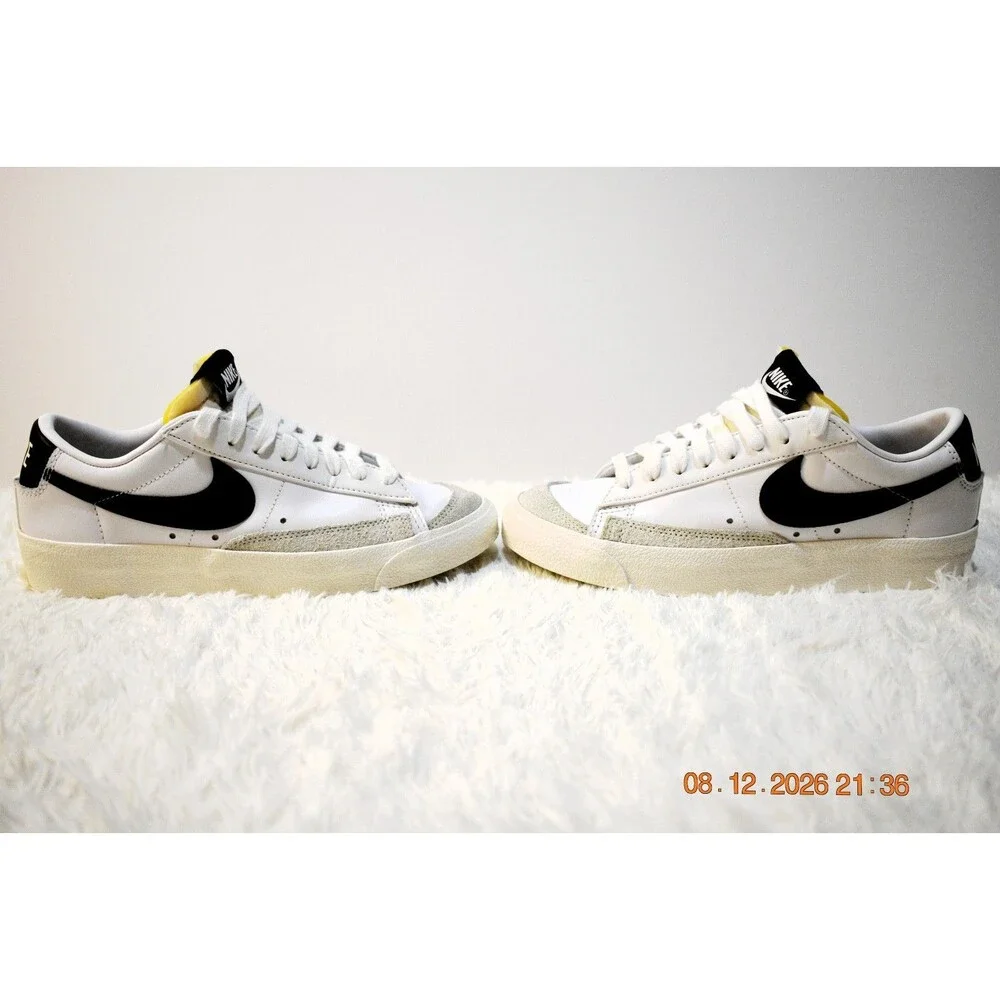 Nike Blazer Low ’77 Vintage – White Black Suede – Women’s Size 5.5